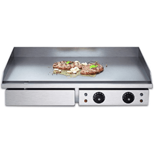 Easy Operating BBQ Griddle Full Flat Smooth Plate Electric Grill For Kitchen Equipment