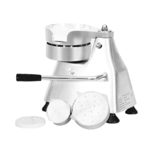 3 in 1 Commercial Burger Patty Maker, Hamburger Beef Patty Maker Stainless Steel Bowl, Heavy Duty Meat Forming Processor(4/5/6-inch), Burger Maker Machine with 1200 Pcs Patty Papers
