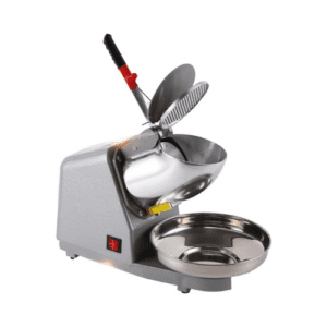 Electric Dual Blades Ice Crusher Shaver Snow Cone Maker Machine Silver 64kg/hr for Home and Commerical Use