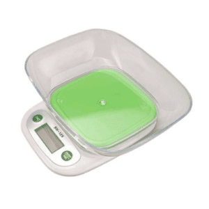 Digital Kitchen Scale, 5kg/1g, ABS Housing, Tare Function, Battery Powered, SH-125A