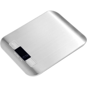 PRONTO ZD-3 Digital Kitchen Scale Multifunction Food Scale, Touch Button, Ultra Slim with Large LCD Display | Stainless Steel (Batteries Included) | (5000g/1g) | Tare feature & Auto off Function