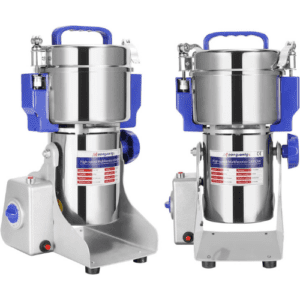 1500g/3.3lb Electric Grain Grinder 50-300 Mesh Herb Spice Mill, Stainless Steel & 3000W 36000rpm Commercial Motor, with Protection of Overload & Open-Cover-Stop (1500g Swing Type)