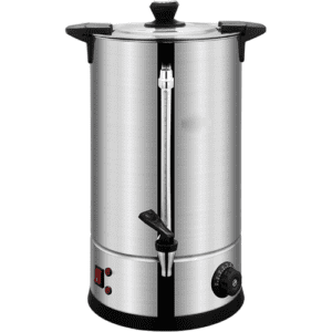 Stainless Steel Electric Hot Water Boiler Catering Urn, Large Capacity Insulated Container, External Water Gauge, Overheating Protection (25Liter)