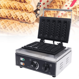Hotdog Waffle Maker Machine, Electric Commercial Corn Stick Dog Maker, Non-Stick Stainless Steel French Muffin Waffle Irons 5 Slice