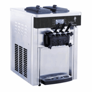 6L*2 Tabletop Ice Cream Machine, Commercial Ice Cream Maker 2+1 Flavors, Ice Cream Machine 2.2KW For Restaurants/Cafeterias/Fast Food