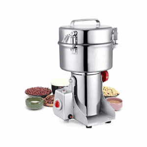 Grain Mill Grinder Electric 800g Commercial Spice Grinder 3800W High Power Spice Mill Stainless Steel Pulverizer Dry Grinder Grinding Machine For Household/Resturant/Hotel