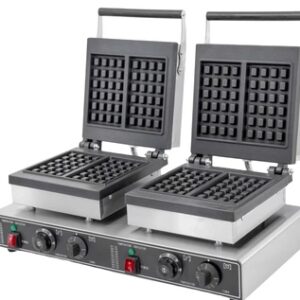 1-Plate Droplet Shaped Rotary Waffle Machine